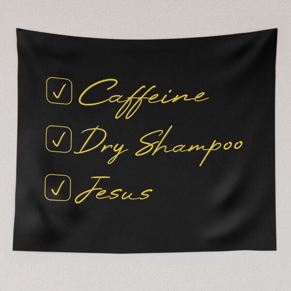 Item preview, Caffeine Dry Shampoo Jesus designed and sold by Ms-Nach.