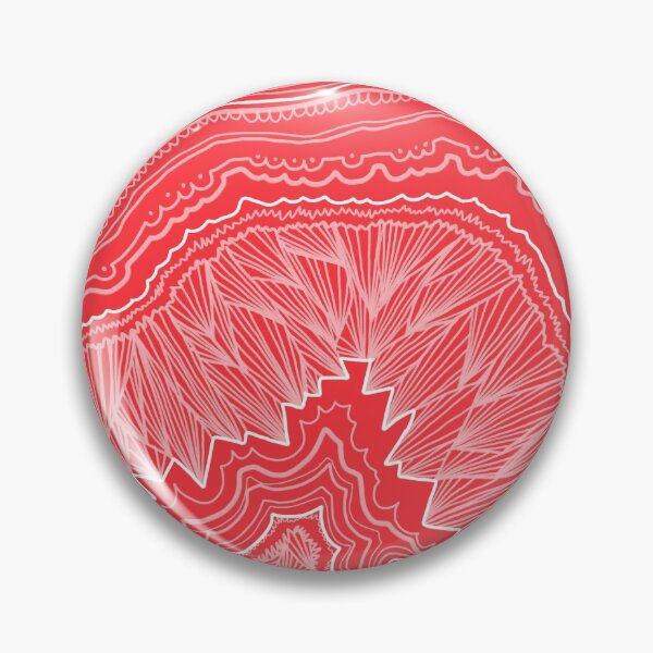 Item preview, Tomato Red Geode Colors designed and sold by ColorObsession.