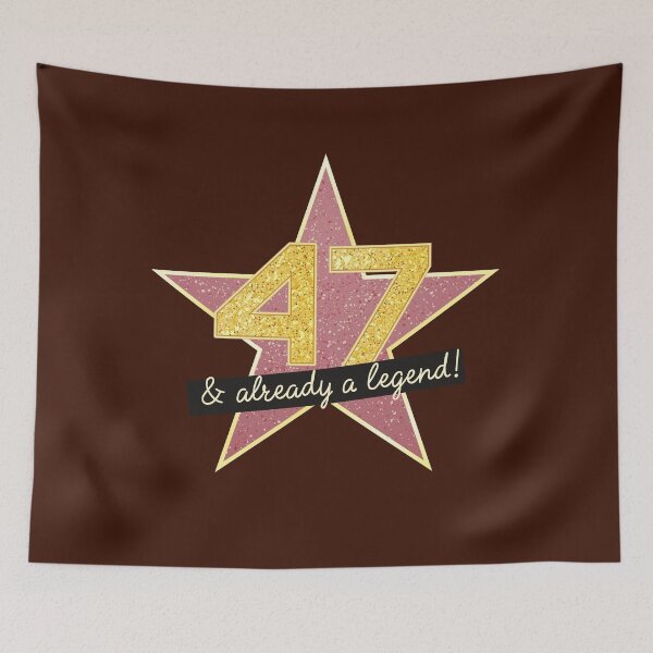 Item preview, 47th Birthday Gifts - 47 Years old & Already a Legend designed and sold by betternotes.