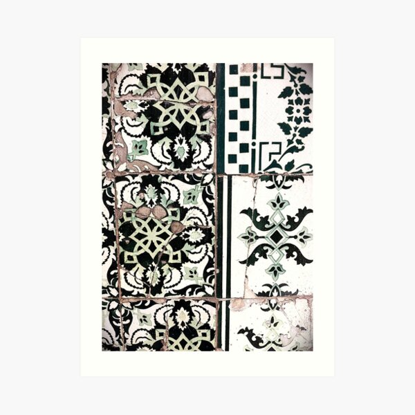Portugal Tile Number Nineteen Art Print