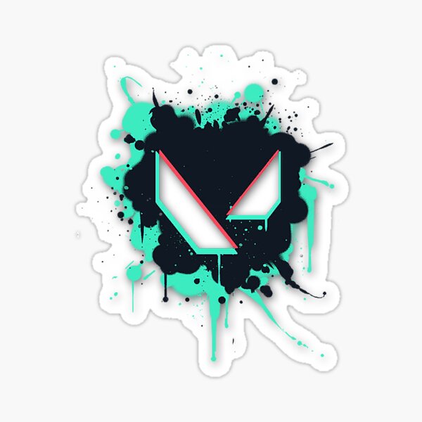 V for Valorant Spray Sticker