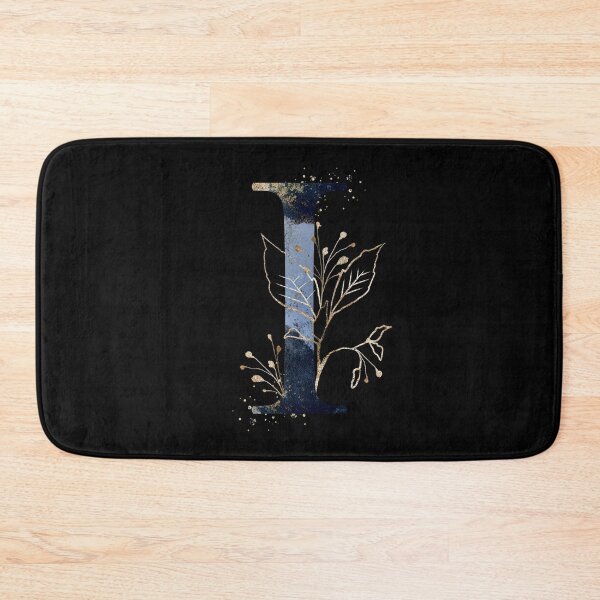 Item preview, Floral Initial Letter I, Monogram designed and sold by PinkLotusArt.