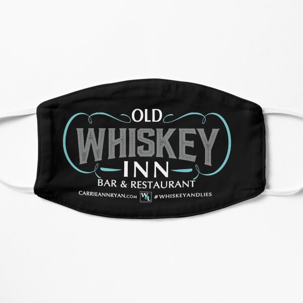 Whiskey and Lies...Old Whiskey Inn Bar and Restaurant (DARK) Flat Mask
