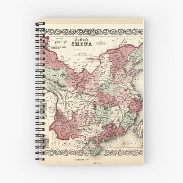 Item preview, Colton's Map of China (1865) designed and sold by allhistory.