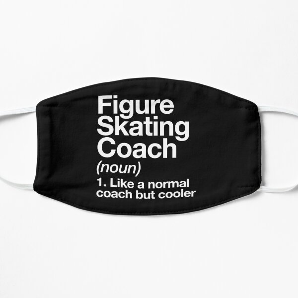 Figure Skating Coach Funny Definition Trainer Gift Design Mask