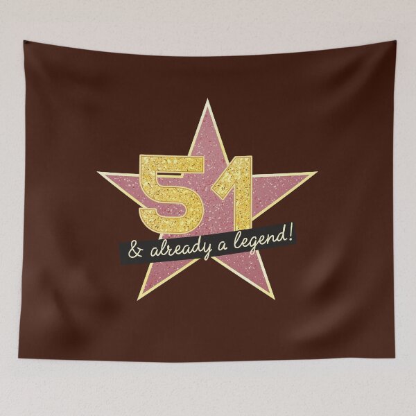 Item preview, 51st Birthday Gifts - 51 Years old & Already a Legend designed and sold by betternotes.