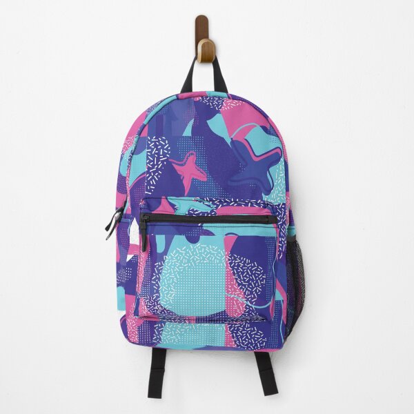 Item preview, Abstract Art Blue Pink White Pattern designed and sold by PY Tees.