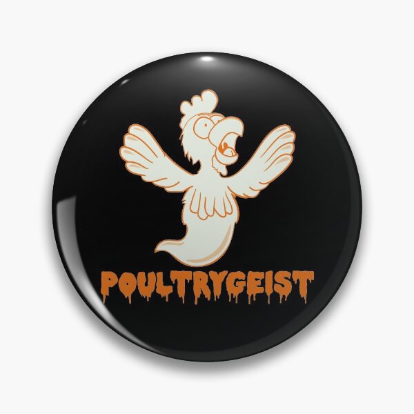 Item preview, Poultrygeist Funny Chicken Ghost Pun designed and sold by Maria Garcia.