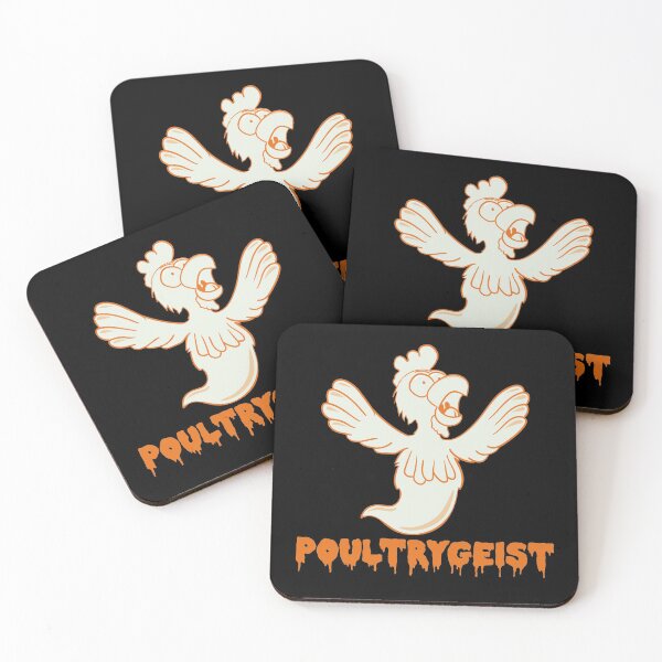 Item preview, Poultrygeist Funny Chicken Ghost Pun designed and sold by Maria Garcia.