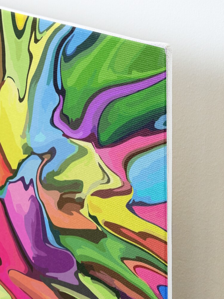 Alternate view of Bright Abstract Vector Art In 250 Spot Colours Mounted Print