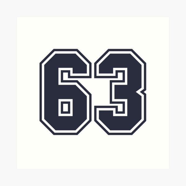 63 Sports Number Sixty-Four