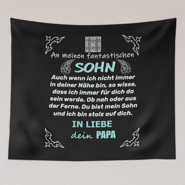 Item preview, Fantastic son dad text designed and sold by Myriala.