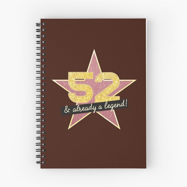 Item preview, 52nd Birthday Gifts - 52 Years old & Already a Legend designed and sold by betternotes.