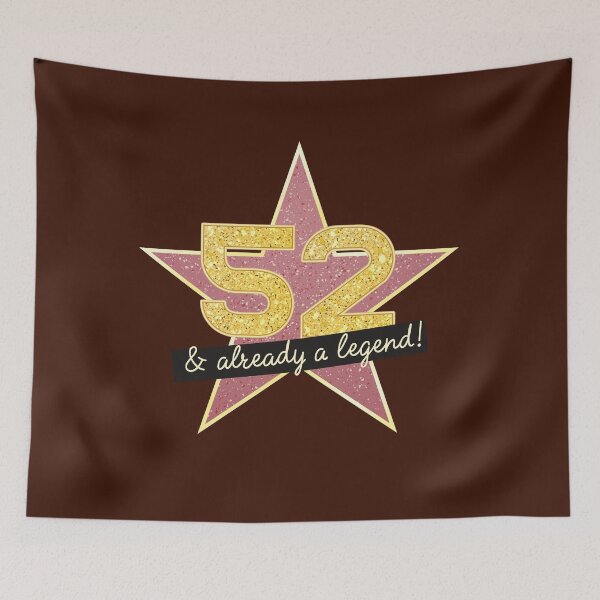Item preview, 52nd Birthday Gifts - 52 Years old & Already a Legend designed and sold by betternotes.
