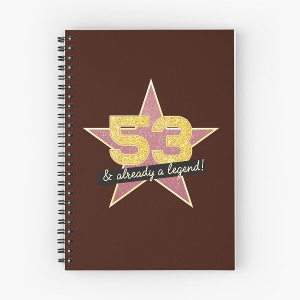 Item preview, 53rd Birthday Gifts - 53 Years old & Already a Legend designed and sold by betternotes.