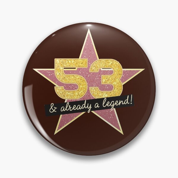 Item preview, 53rd Birthday Gifts - 53 Years old & Already a Legend designed and sold by betternotes.