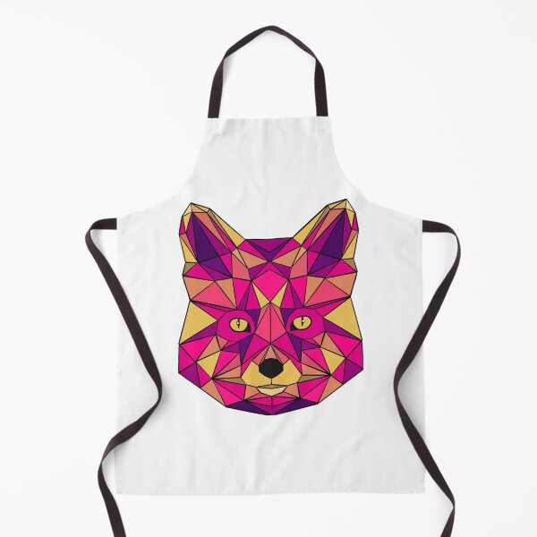 Item preview, Geometric Fox - Pink - Yellow designed and sold by Geometricshow.