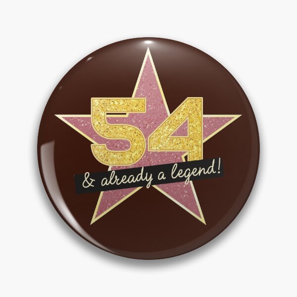 Item preview, 54th Birthday Gifts - 54 Years old & Already a Legend designed and sold by betternotes.