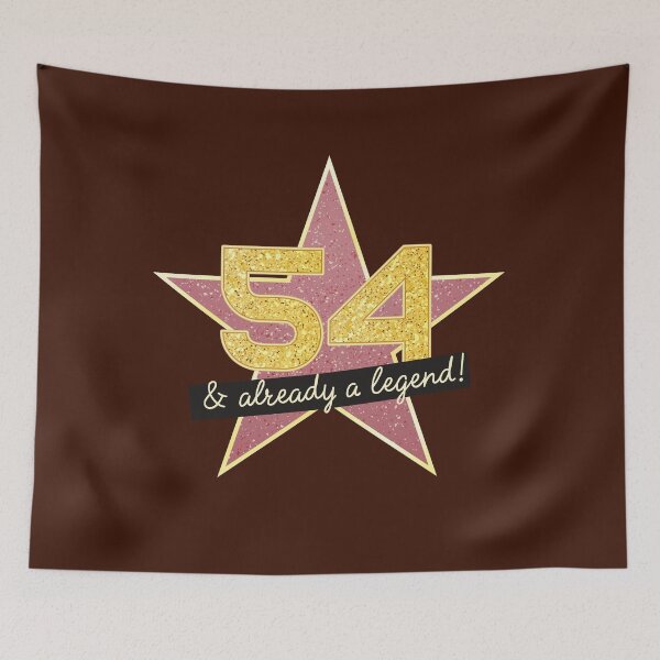 Item preview, 54th Birthday Gifts - 54 Years old & Already a Legend designed and sold by betternotes.