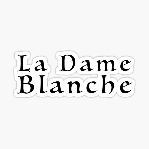 Aperçu de l'œuvre La Dame Blanche / La Sorcière Blanche / La Dame Blanche créée et vendue par Flow-Store.