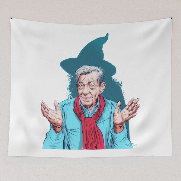 Item preview, Sir Ian McKellen - An illustration by Paul Cemmick designed and sold by TIGERDAVER.