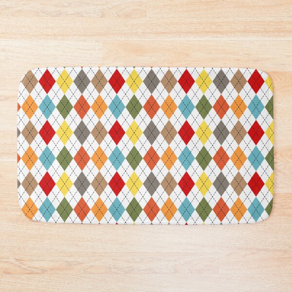 Item preview, Modern Bright Colorful Geometric Argyle Pattern designed and sold by RLYGR8.
