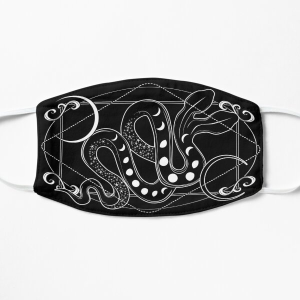 Moon Serpent Flat Mask