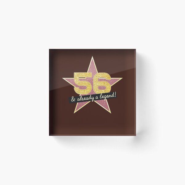 Item preview, 56th Birthday Gifts - 56 Years old & Already a Legend designed and sold by betternotes.