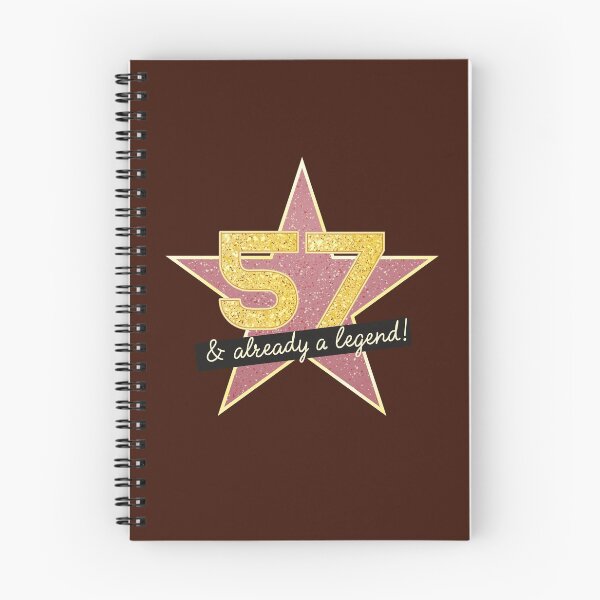Item preview, 57th Birthday Gifts - 57 Years old & Already a Legend designed and sold by betternotes.