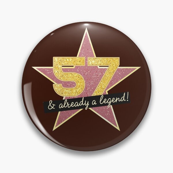 Item preview, 57th Birthday Gifts - 57 Years old & Already a Legend designed and sold by betternotes.