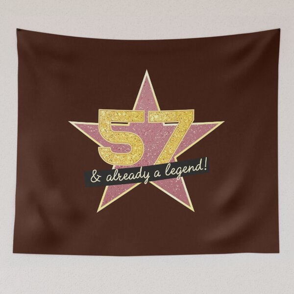 Item preview, 57th Birthday Gifts - 57 Years old & Already a Legend designed and sold by betternotes.