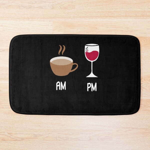 Item preview, AM coffee PM wine hobby designed and sold by redshirtz.