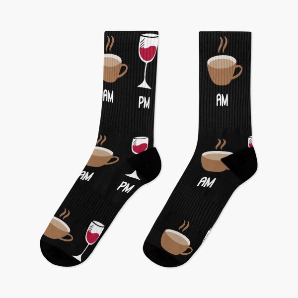 Item preview, AM coffee PM wine hobby designed and sold by redshirtz.