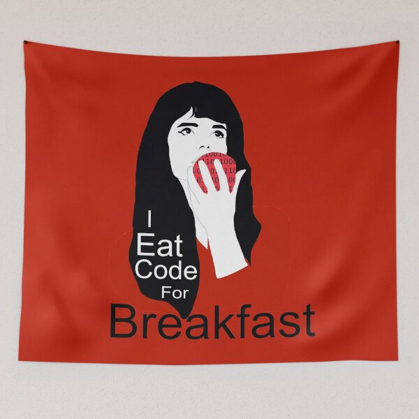Item preview, Working Online Coder (Code For Breakfast) designed and sold by MindCereal.