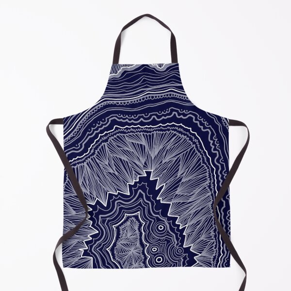 Item preview, Indigo Geode Drawing designed and sold by ColorObsession.