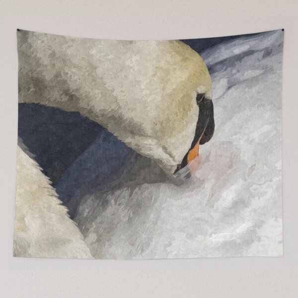 Item preview, The Preening Swan Art designed and sold by Londonimages.