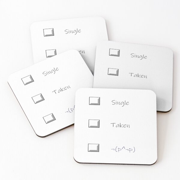 Item preview, Single/Taken? Law of the excluded middle designed and sold by Daimonia51.