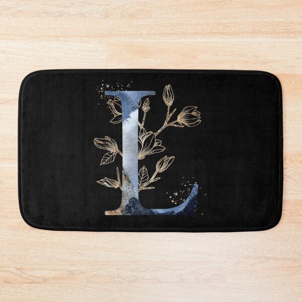 Item preview, Floral Initial Letter L, Monogrammed designed and sold by PinkLotusArt.