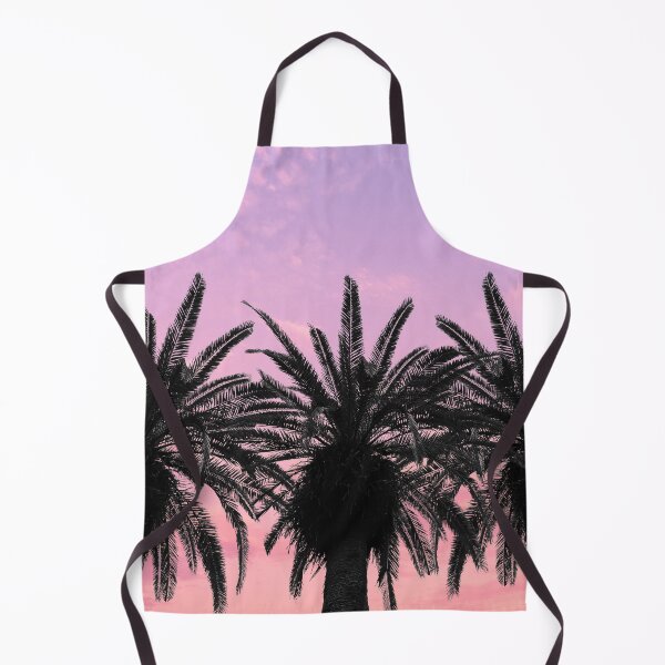 Item preview, Palm Tree with Purple Pink Sunset Ombre Sky designed and sold by MarzStudio.