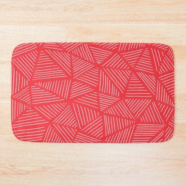 Item preview, Tomato Red Triangles designed and sold by ColorObsession.