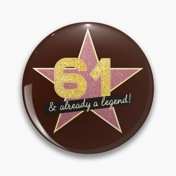 Item preview, 61st Birthday Gifts - 61 Years old & Already a Legend designed and sold by betternotes.
