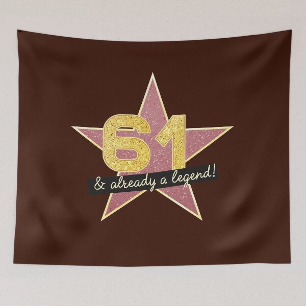 Item preview, 61st Birthday Gifts - 61 Years old & Already a Legend designed and sold by betternotes.