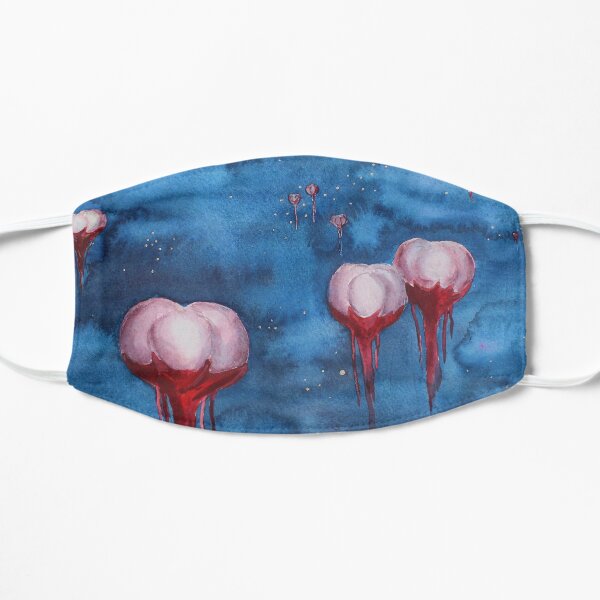 The Sound of Rushing Water in the Dark Flat Mask