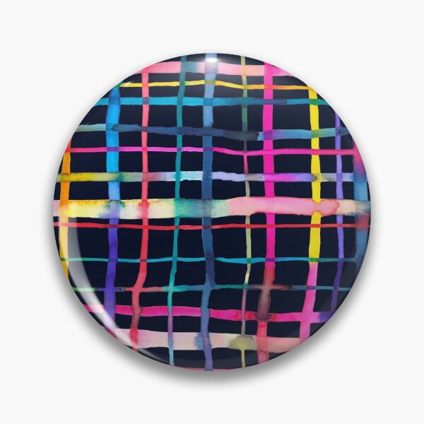 Item preview, Artistic geometric pattern - Multicolor checkered and striped pattern designed and sold by ninoladesign.