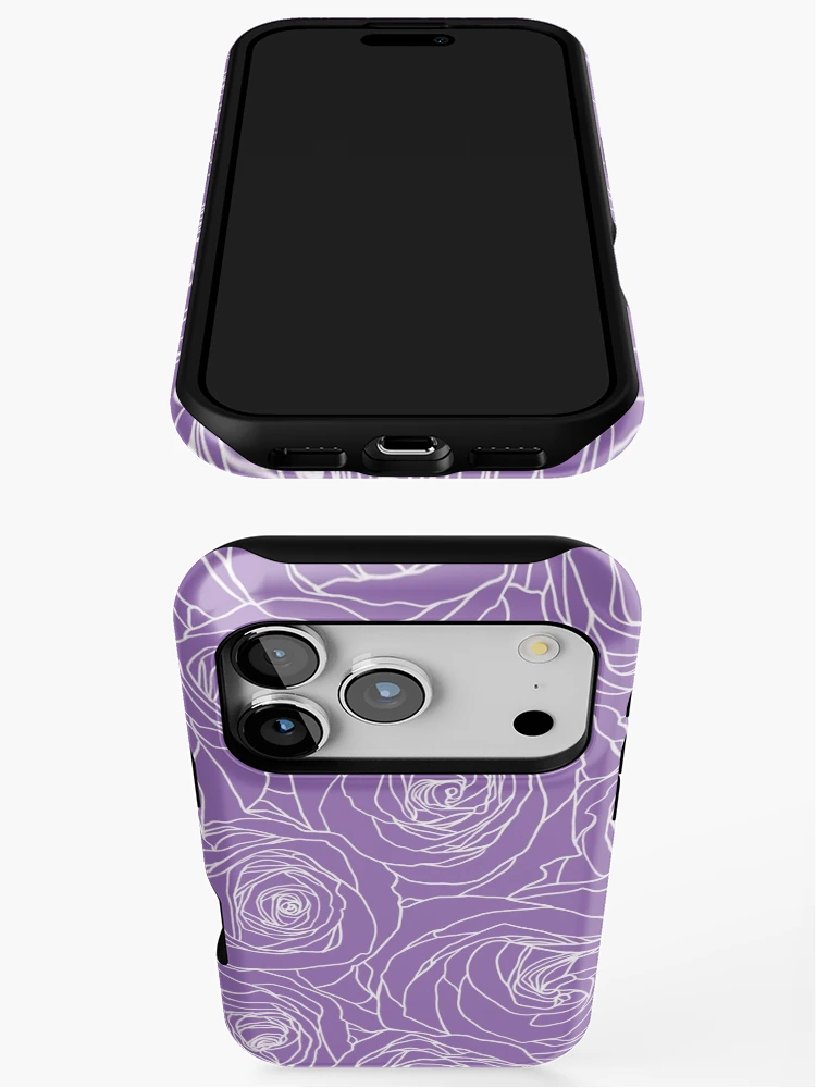 Thumbnail 3 of 4, iPhone Case, Amethyst Roses designed and sold by ColorObsession.