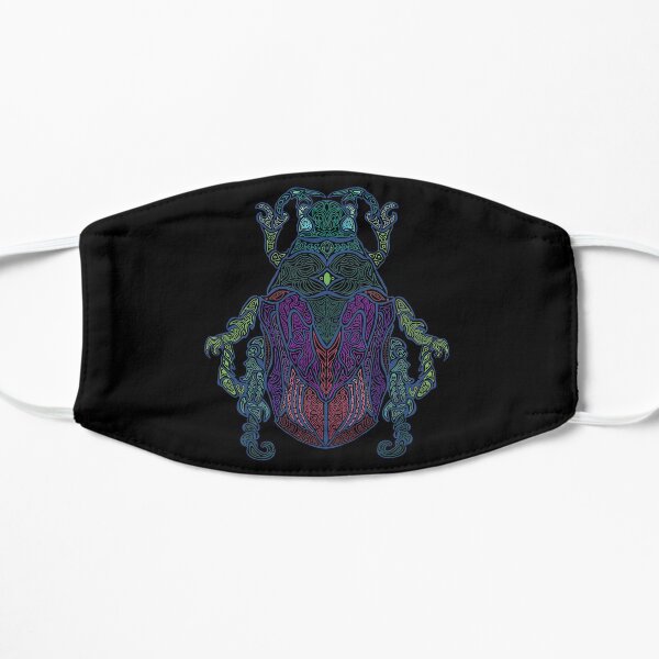 Tribal Multi-colored Beetle Flat Mask