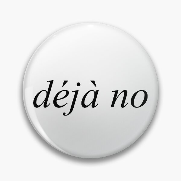 Item preview, Déjà no | Typography designed and sold by rsty11.