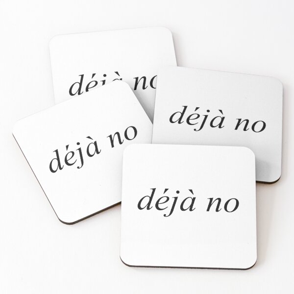 Item preview, Déjà no | Typography designed and sold by rsty11.