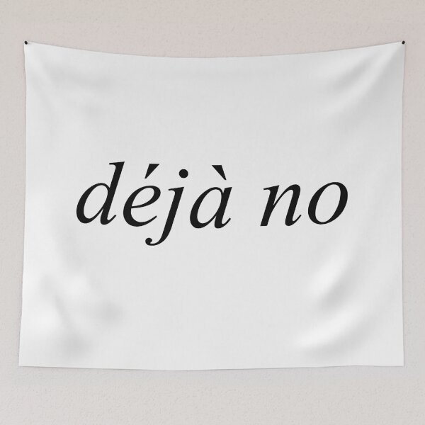 Item preview, Déjà no | Typography designed and sold by rsty11.