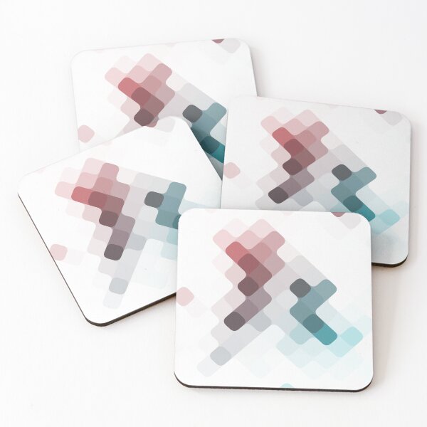 Item preview, rhombus fantasy teal & red designed and sold by Filigranas Digitales.